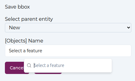 Pixano Toolbar - Creation prompt